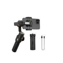 Zhiyun Smooth 5S AI-Enhanced 3-Axis Handheld Gimbal Stabilizer for Smartphones: Perfect for iPhone, Xiaomi, Huawei, Samsung
