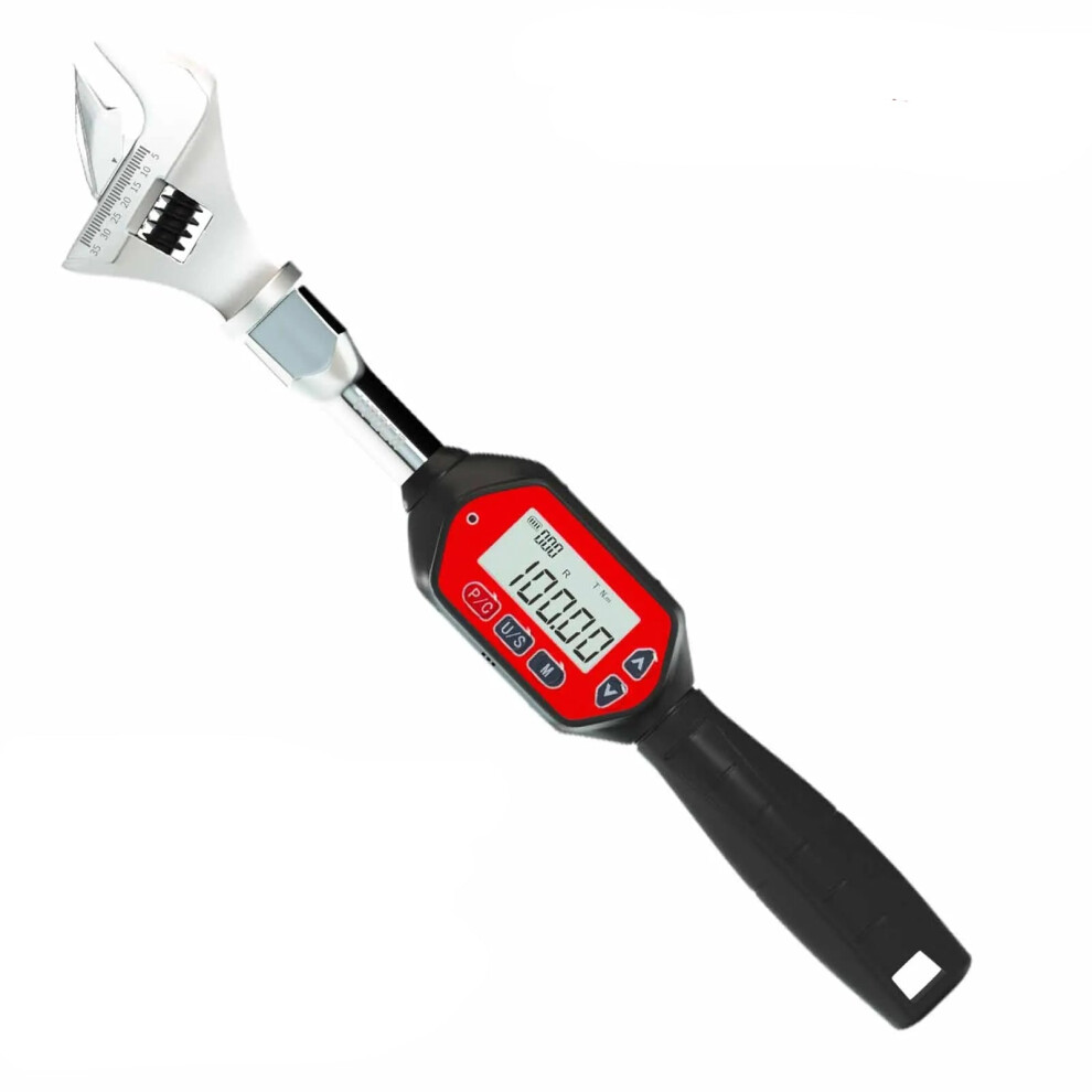Precision 3-100 Nm Digital Torque Wrench With Adjustable Spanner Head, Led Display & Buzzer Alert 705353482472