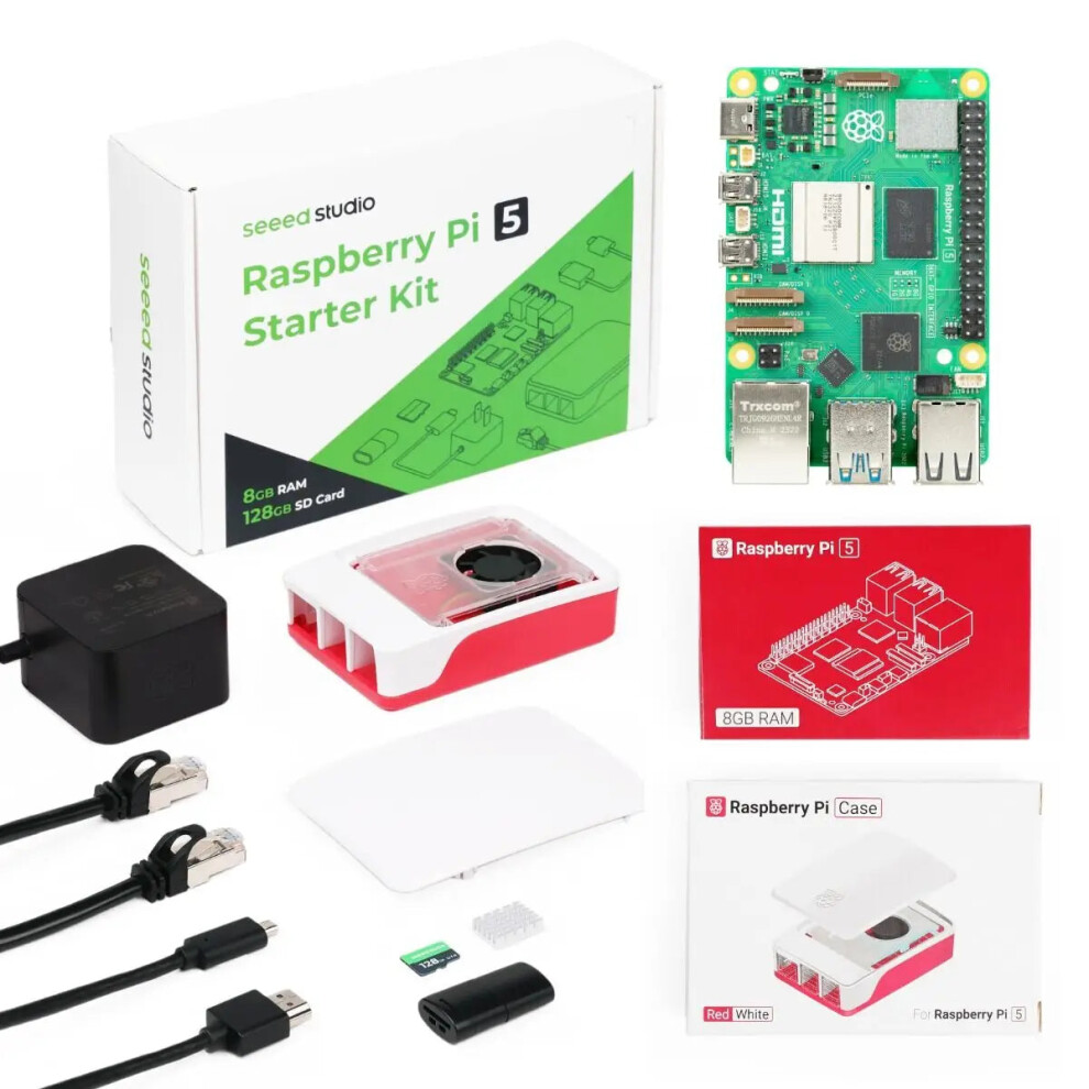 Ultimate Raspberry Pi 5 Starter Kit With 8Gb Ram By Seeed Studio 7445012594520