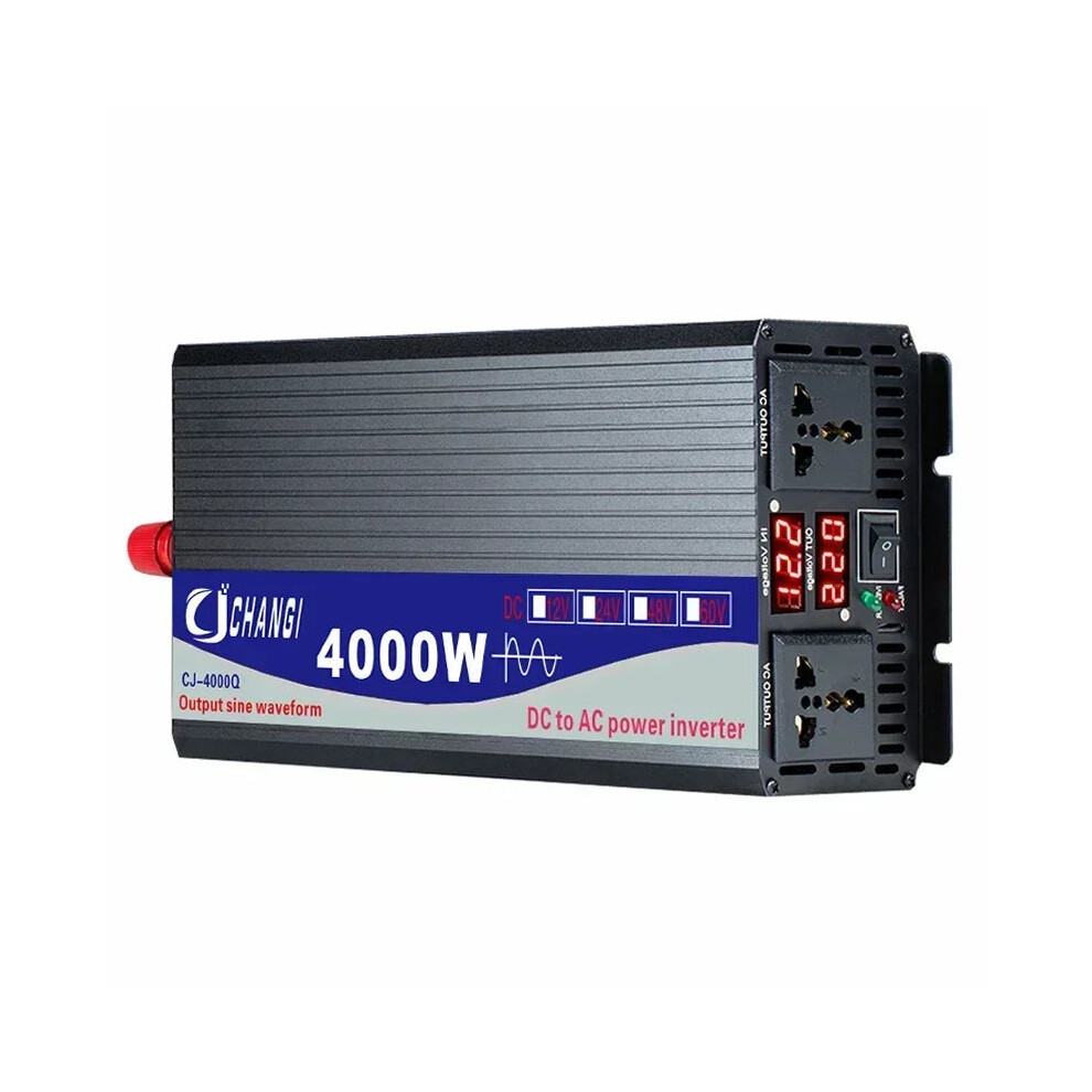 High-Power Pure Sine Wave Inverter: 4000W-8000W Dc 12V To Ac 110V/220V Vehicle & Household Battery Converter 744759142467