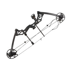 Versatile 4-Color 30-70lbs Adjustable Compound Bow Set - Right/Left Handed, 320 FPS, 80% Let-Off, Aluminum Alloy Riser for Hunting & Target Archery