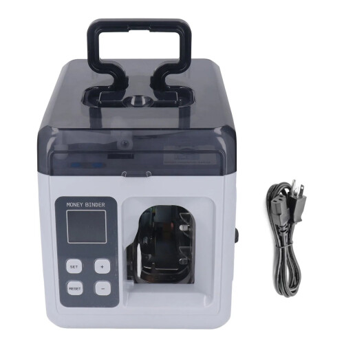 Fully Automatic Banknote Binding Machine with LCD Display for Currency Bundle Strapping