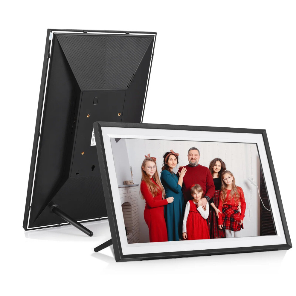 Andoer 15.6 Wifi Digital Photo Frame - 1920X1080 Tft Touch Screen, 16Gb Storage, Share Photos Via App 7445020370390