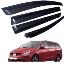 Mitsubishi Grandis 2004-2009 Carbon Fiber Window Visor & Windshield Rain Eyebrow Auto Accessories