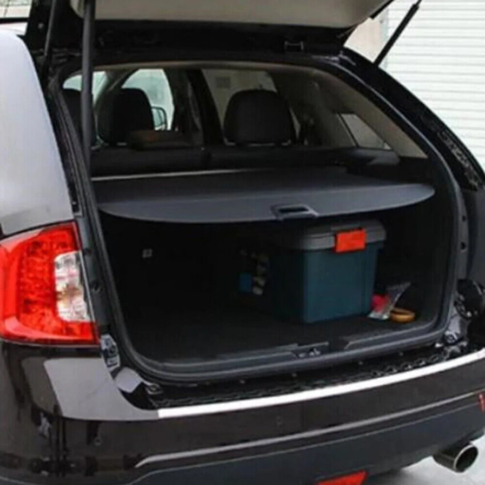 Black Retractable Rear Cargo Security Trunk Cover Shield for Ford Edge 2009-2014