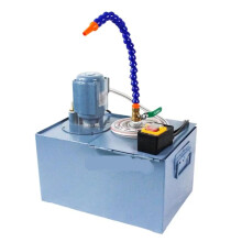 Silent Integrated Water Cooling System with Built-In Filter & Double Shock Absorption - 220V 90W for Lathes & Milling Machines