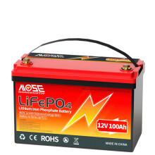 High-Capacity LiFePO4 Battery with Built-in BMS - 12V/24V/36V/48V, 50Ah to 300Ah, 4000 Deep Cycles, I for Scooters