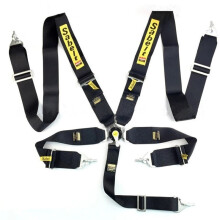 Sabelt FIA Approved 3-Inch Universal Racing Harness - 4/5/6 Point Quick Release Adjustable PA Material Car Seat Belt
