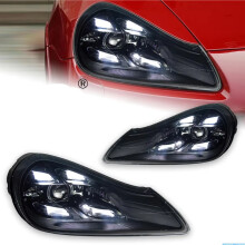 Porsche Cayenne 2007-2010 GTS LED-projectorkoplampen met dagrijverlichting - Premium stylingaccessoires