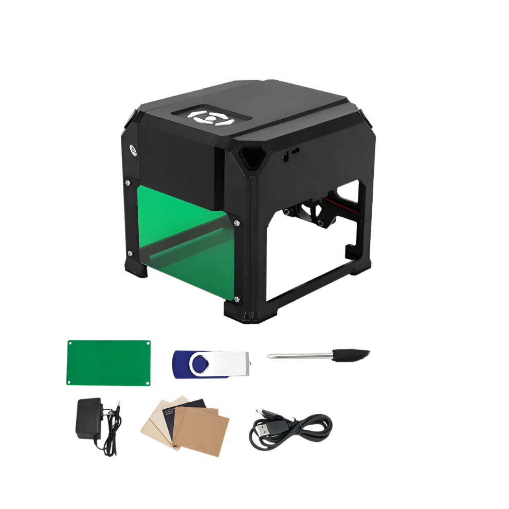 Twowin Bluetooth Laser Engraver Cnc Diy K4 - 3000Mw Fast Mini Logo Mark Printer & Cutter For Woodworking And Plastic 7445023879852