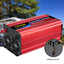 High-Power Pure Sine Wave Inverter: 8000W/12000W, DC 12V/24V to AC 220V, 50Hz Power Converter with Universal Socket