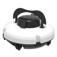 Dual-Motor Cordless Robotic Pool Cleaner with Self-Parking & Extended Runtime for All Pool Shapes
