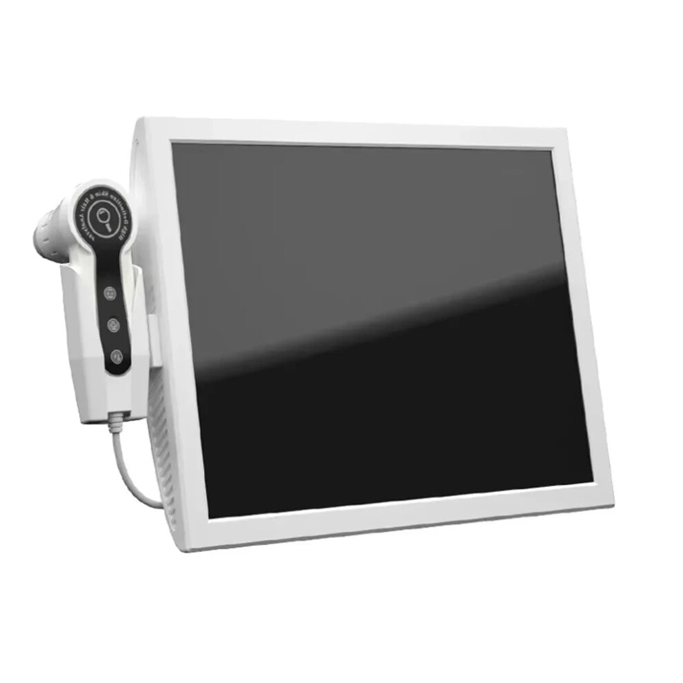 15-Inch HD Display Professional Hair Follicle & Scalp Diagnostic Analyzer with Oil & Moisture Skin Testing Capabilities