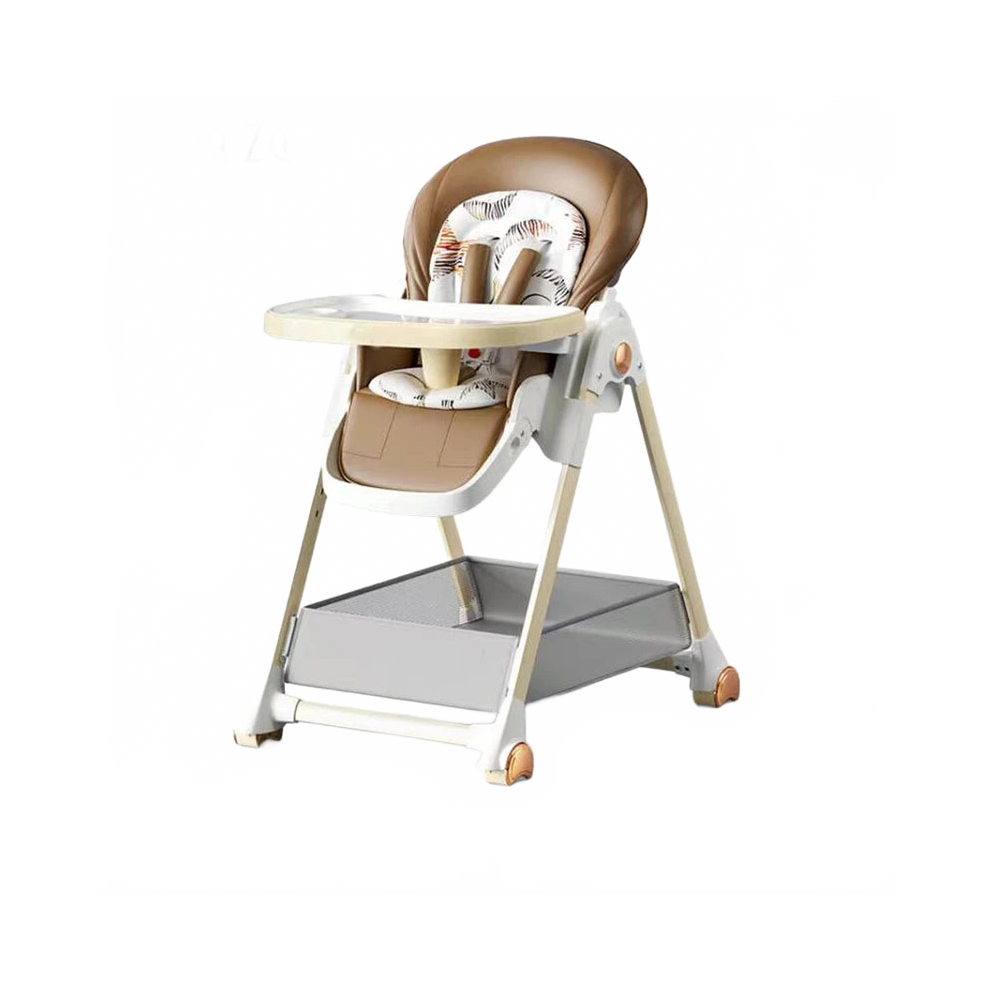 Adjustable & Foldable High Chair: Easy-to-Clean Feeding Chair for Newborns and Toddlers