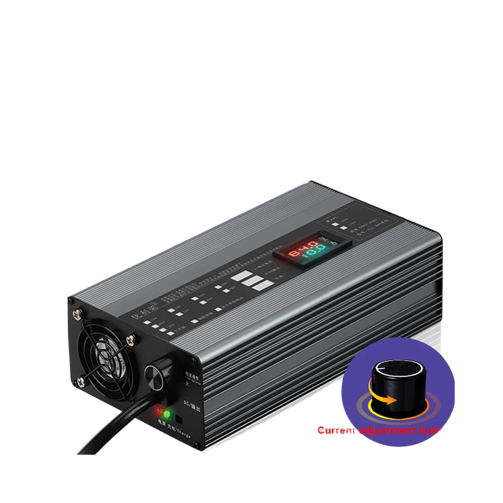 Versatile Multi-Voltage Adjustable Charger: 5A, 15A, 20A For 36V To 88.2V Batteries 7445028441474