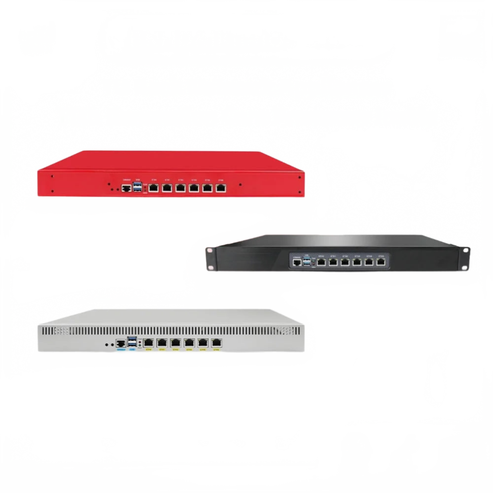 Ikuaios 1U Rackmount Network Appliance With Intel Core 11Th Gen - Supports Pfsense & Mikrotik For Firewall, Router, & Server, 6 Lan Ports (Model 1449 7445005471449