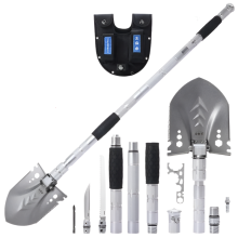 Compact Multi-Functional Folding Shovel: Ultimate Outdoor & Camping Survival Tool