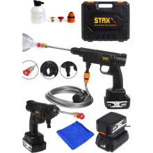 STAXX Power 70 Bar High-Pressure Car Wash Machine with 2000W 48V Brushless Motor & Fiber Wiping Cloth