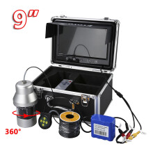 Eyoyo 9 Underwater Ice Fishing Camera Kit with DVR, 360Â Rotation, 1000TVL, Remote Control & IR Light