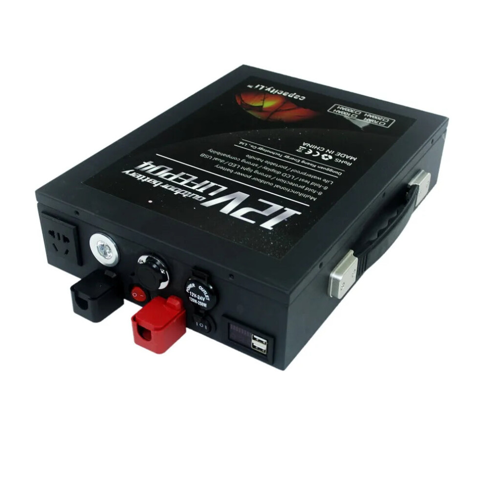 High-Capacity Lifepo4 Lithium Battery Pack: 12V 100Ah/200Ah/300Ah For Outdoor Camping, Rvs, Marine, Machinery, And Solar Lighting Applications 313042843802