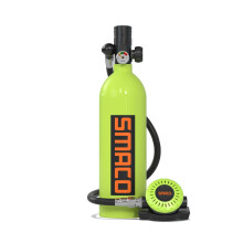Compact 1L Professional Mini Scuba Tank - Emergency Backup Air Source for Diving (10-15 Minutes)