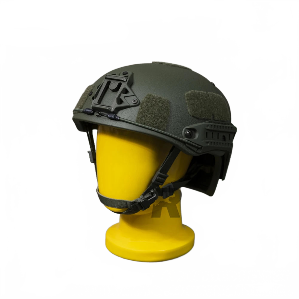 Raptor Airframe Pe Ballistic Helmet Nij Iiia Vented Bulletproof Helmet With H-Nape Liner For 9Mm & .44 Magnum Protection 313026023046