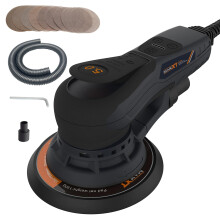 Maxxt 6-Inch Brushless Orbital Sander - 5.0mm/2.5mm Dual Action, 150mm Electric Variable Speed Polishing Machine for Automotive Detailing