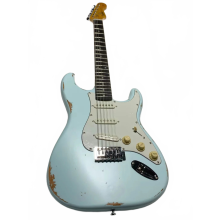 High-End ST Electric Guitar with Glossy Baked Paint Finish - Superior Sound & Comfort
