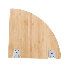 Stanluck Bamboo Fan-Shaped Corner Table Top: Outdoor Kitchen System Module for Camping & Picnic Dining