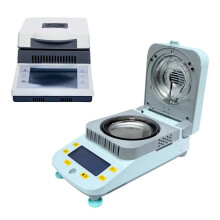 Precision Touch Screen Digital Moisture Analyzer - 0.001g to 110g Capacity Halogen Grain Tester