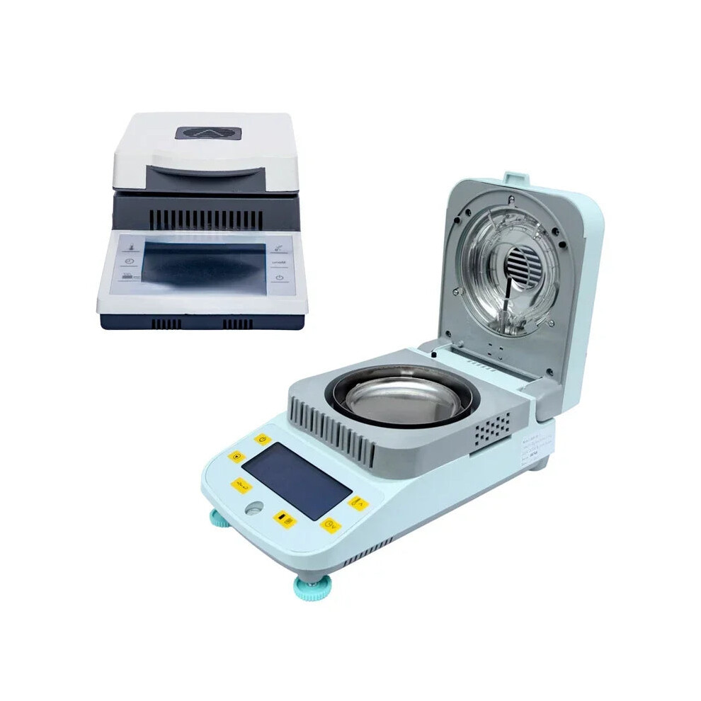 Precision Touch Screen Digital Moisture Analyzer - 0.001G To 110G Capacity Halogen Grain Tester 313034144139