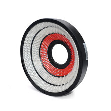 Tri-Color LED Ring Light for Machine Vision Inspection - White, Red, Blue - Industrial Camera Lens Lighting