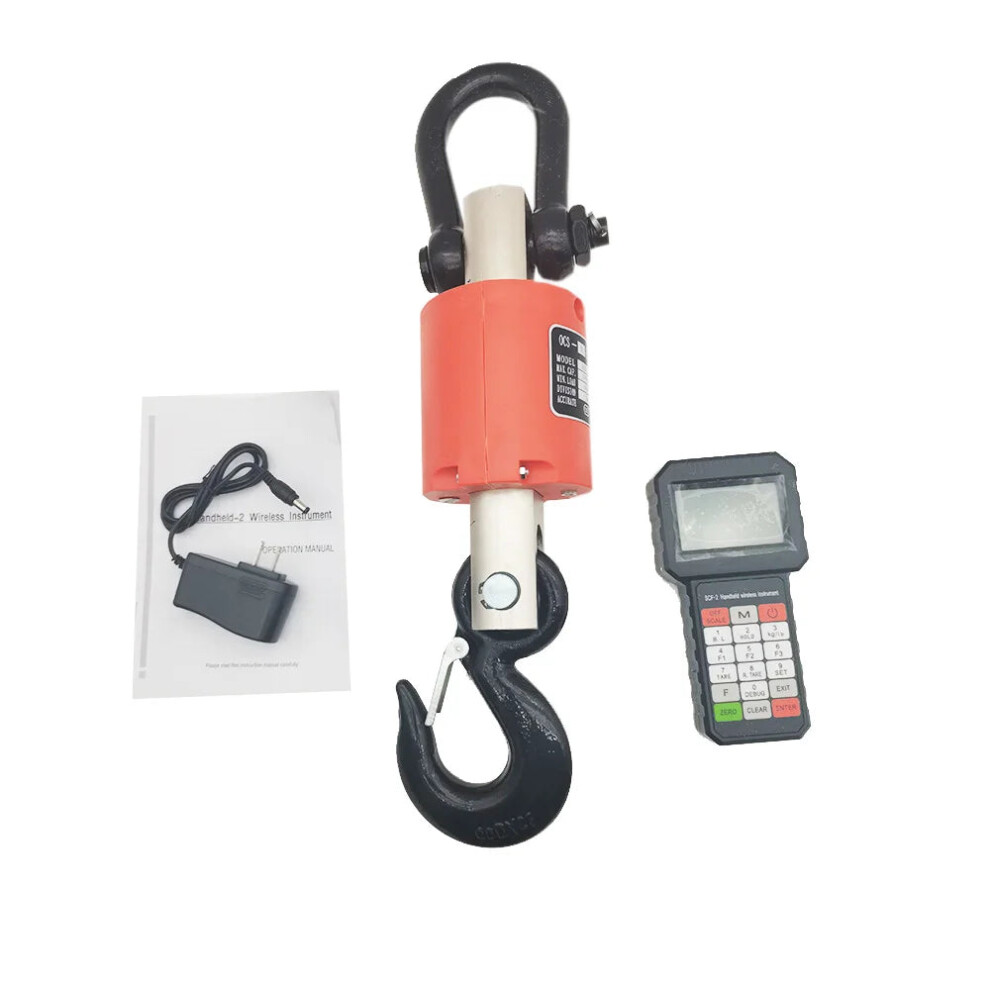 Heavy-Duty Wireless Electronic Crane Scale With Printing Capability - 3T, 5T, 10T Capacity 313040545562