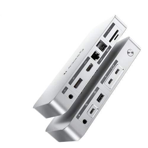 Orico Thunderbolt 4 USB-C Docking Station: 40Gbps Speed, HDMI, Card Reader, RJ45