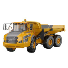 Double E 1:20 Scale Remote Controlled Articulated Dump Truck - E591 A40G Large RC Engineering Vehicle with 2.4GHz Technology