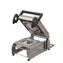 Manual Heat Sealing Tray Sealer for Food Packaging - Efficient Meat and Food Box Sealing Machine