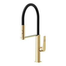 Light Gold Flexible Stainless Steel Kitchen Sink Faucet - Factory Direct