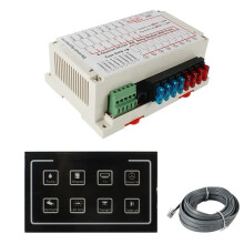 Bluetooth Touch Control Panel for Caravan & Motorhome: 12/24V 8-Way Switch Display