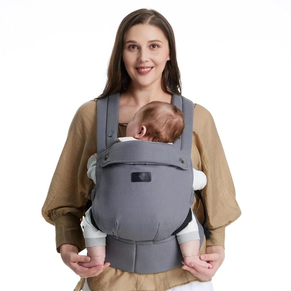 Ergonomic Cozy Infant Carrier: Lightweight Newborn to Toddler Support (7-44 lbs)
