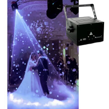 Full Color 3D Laser Projector for Weddings & Parties - ILDA Compatible Disco Stage Light Show