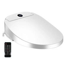 Smart Toilet Bowl: Remote Control Cover with Dryer, Auto Open Lid, Night Lighting, and Water Wind Features for Modern Bathrooms