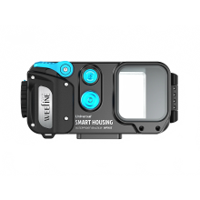 Universal Underwater Smartphone Housing for iPhone 12 Pro/13 Pro Max/11/10/X/8 & Android - Aluminum Weefine Scuba Diving Case for Photography