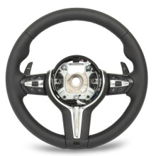 Premium Nappa Leather Steering Wheel for BMW Models F20, F22, F30, F32, F15, F16, F80, F82, M3, M4, M2 - OEM Style Upgrade