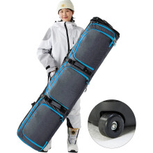 Adjustable Length XCMan Roller Snowboard Bag with Wheels