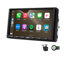 ATOTO 7 Android Car Radio 2-DIN Stereo with 360Â Camera, 4G SIM Card Slot, GPS Navigation, Bluetooth, Android Auto & CarPlay - Model S8G2A74MS