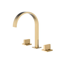 Elegant Gold Waterfall Basin Faucet for Modern Bathrooms