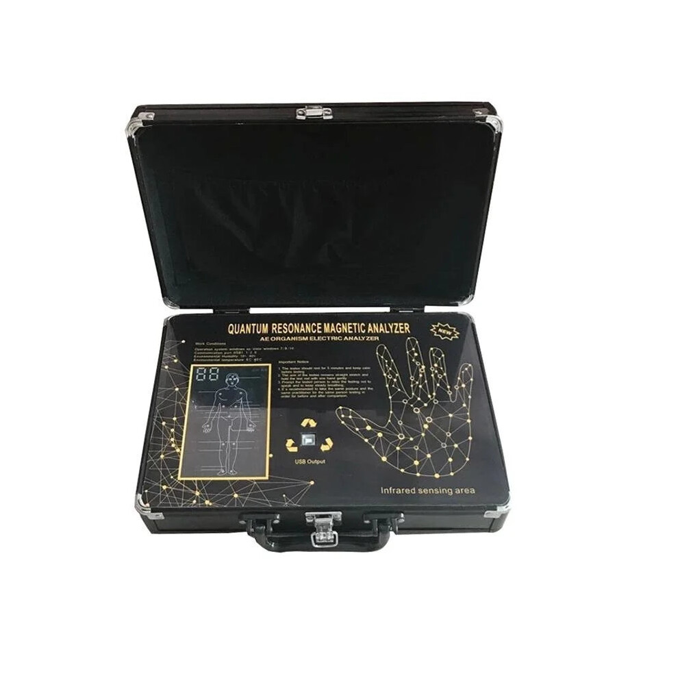 Quantum Magnetic Resonance Analyzer: Full Body Health Analysis with FIR Technology and Touch Interface (No Hand Sensor Required)