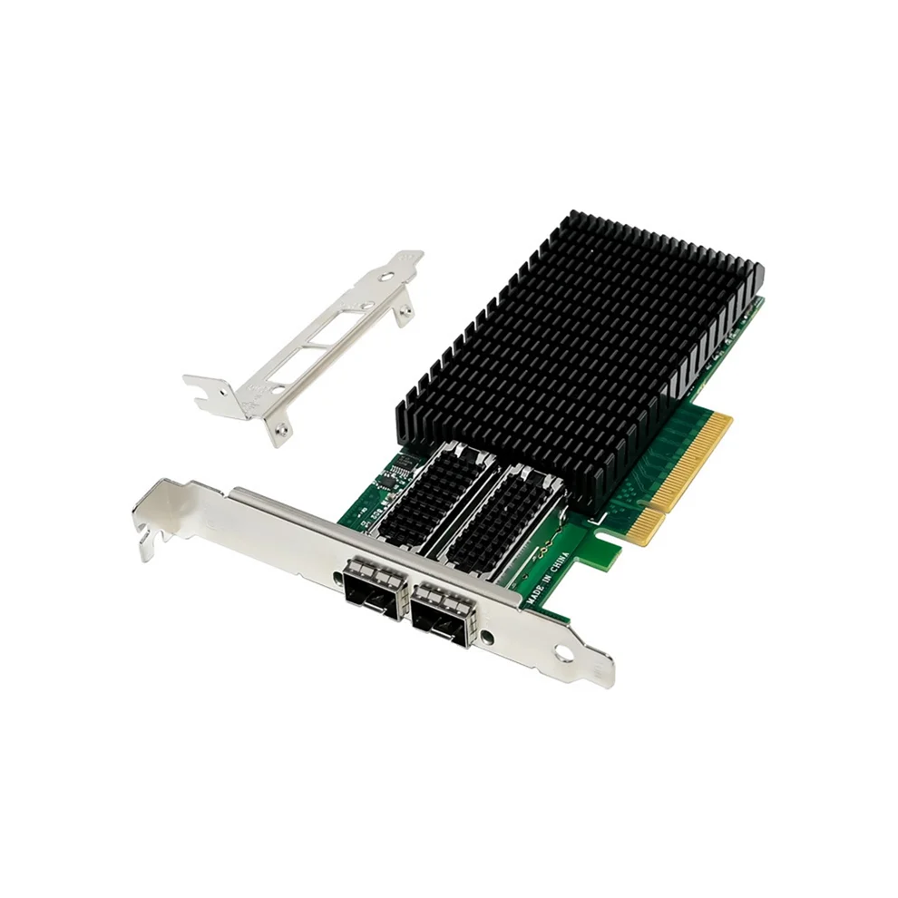 Dual Port 25G Sfp28 Fiber Optic & 10G Network Adapter Card - Pcie X8 X4 7445010386387