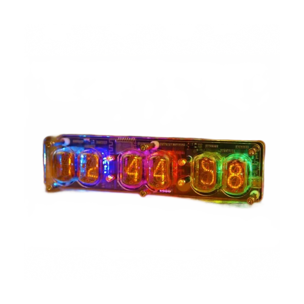 Wifi-Enabled Nixie Tube Clock With Rgb Led Backlight And Auto Calibration - Type C 5V 7445002045063