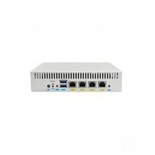 iKuaiOS Mini Desktop Host with Quad 1 Gigabit Ports, Celeron Processor, Low Power Consumption, Compatible with pfSense, MikroTik, Sophos, Untangle -